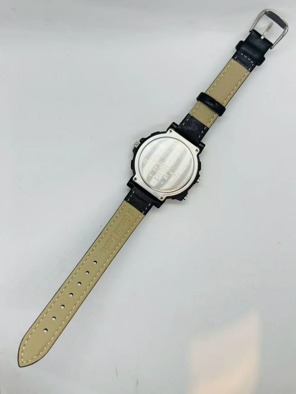 Vintage Seiko Quartz Alarm Chronograph Men’s Watch 39mm New Battery Works